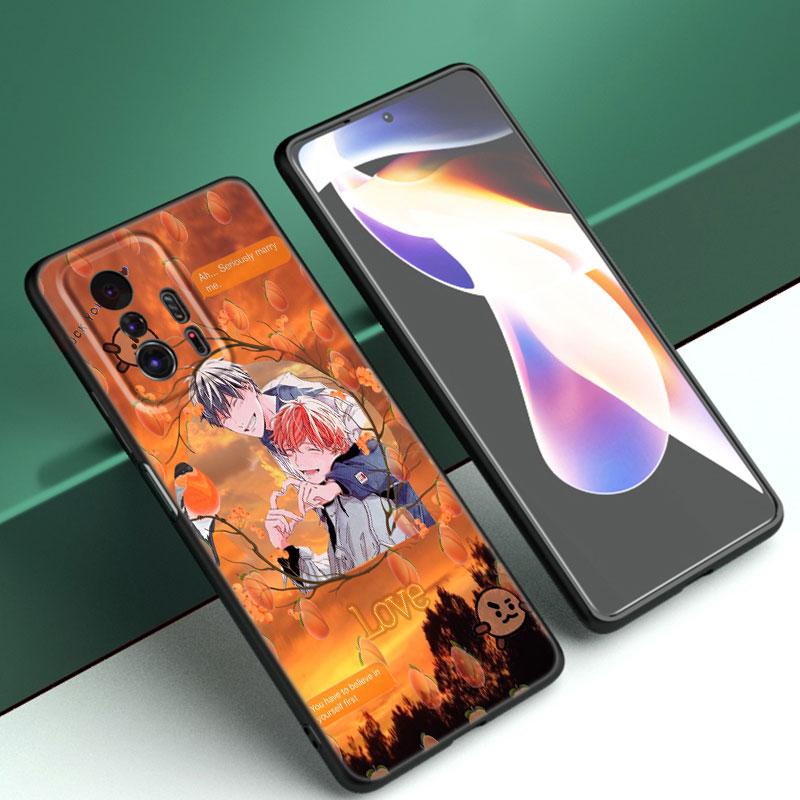 

Чехол для телефона с изображением аниме Yaoi для Xiaomi Mi A2 8 9 SE Note 10 10T 11 12 Lite 9T 11T 12S 12T Pro A3 6X 12X, мягкий черный чехол из ТПУ Xiaomi 12T Pro 5G