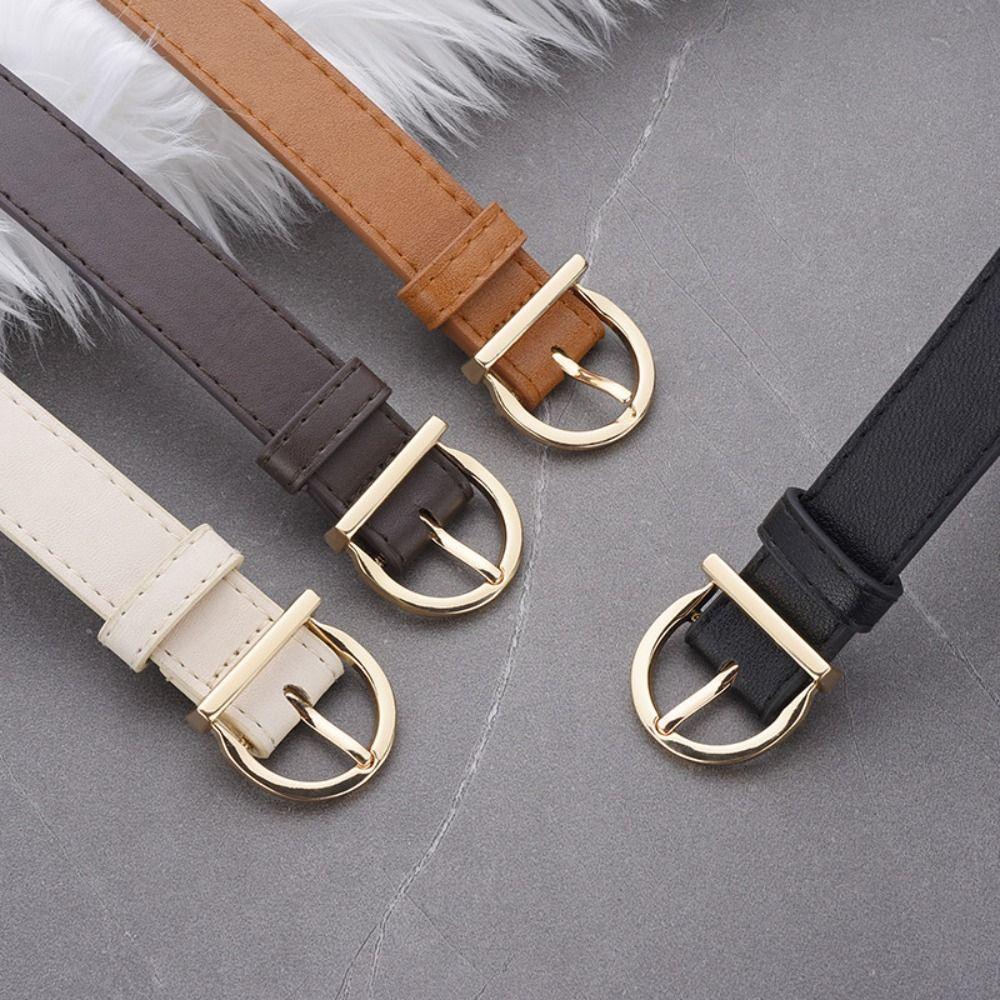 Retro PU Leather Belt Dresses Decoration Trendy Waistband Fashion Waist Belt With Cargo Pants
