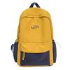 Schoolbag Korean version of dopamine contrasting backpack junior high school girls college wind lightweight student schoolbag versatile commuter