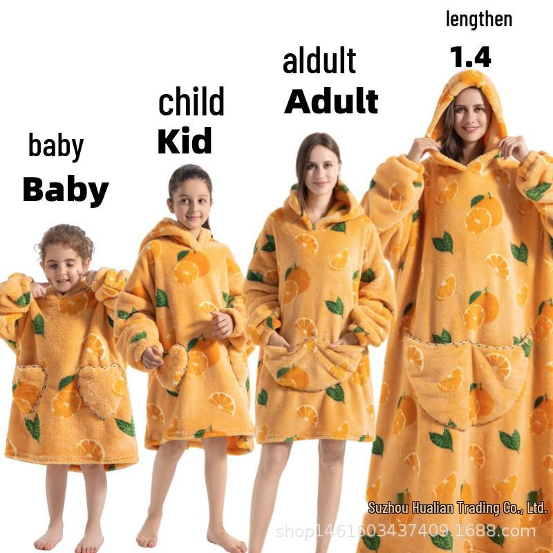 Herbst/Winter Übergröße Kapuzen-Decke - Unisex, Warm, Lockere Passform für Paare