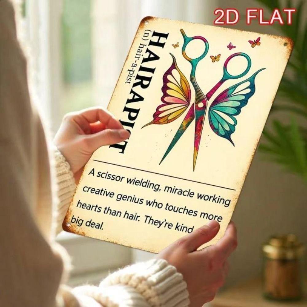 Retro Metal Tin Sign 20x30cm for Home Living Room Balcony Wall Decor
