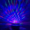 1 Set RGB Lamp Rechargeable Party Control Remote Wide Application Flicker Free Non-Glaring Rotating RGB