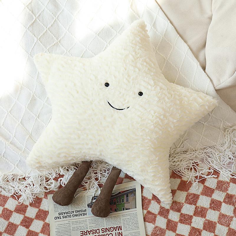 Sun Moon Star Pillow Cartoon Cute Fun Star Moon Night Theme Model Room Home Sofa Bed Decorative Pillow