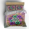 "Floral Christian Decor Set Design" kid's and adults' bedroom decor, Exquisite three-piece bedding set gift