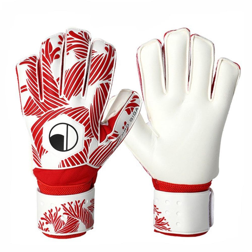 Thicken Latex Football Gloves Anti-Collision Goalie Gloves Durable Kids Goalkeeper Gloves