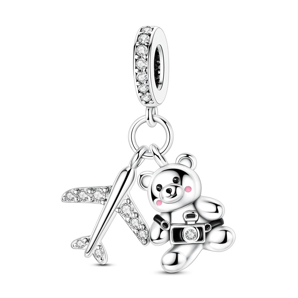 Authentic copper Charm Bead Charms Heart Chameleon Sheep Bead Charms Pendants Compatible With Bracelets Making Fahsion Jewellery