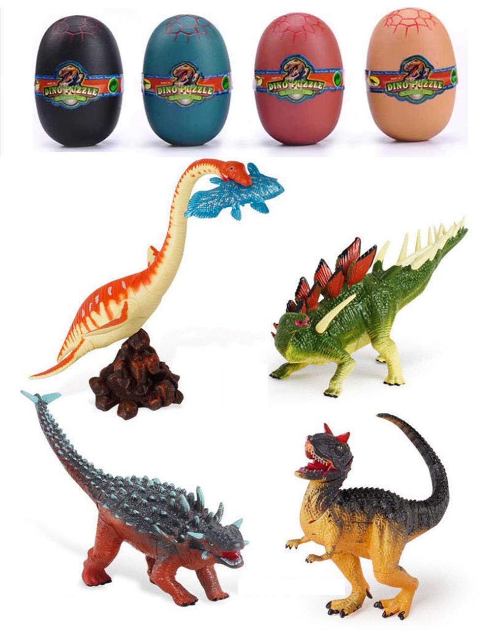

[3DpuZZle] 3D Puzzle Dinosaur Egg Set of 4 (C42) 48 Types