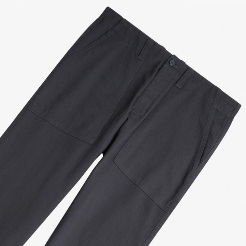 Fred Perry [sharp] Herringbone Utility Trouser   Anchor Grey Afpm2417174 297