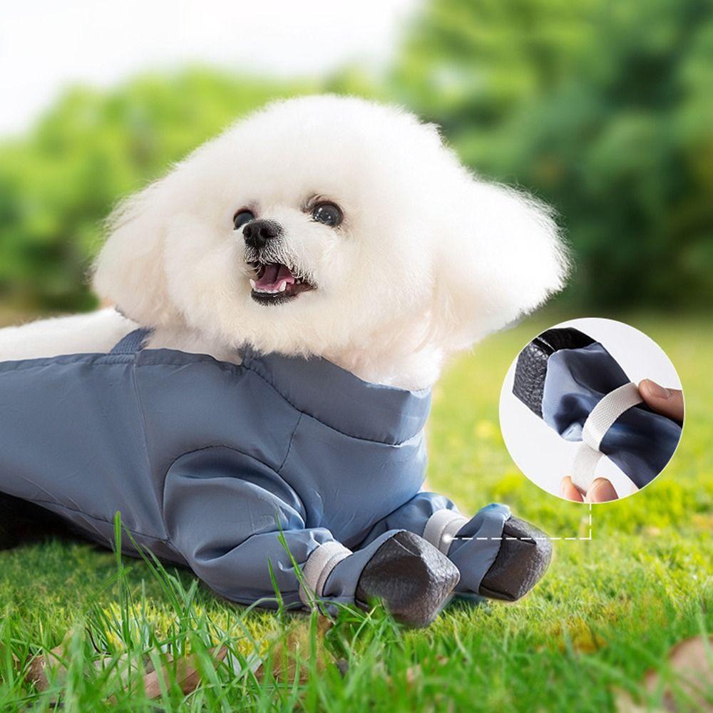 Anti-Slip Pets Dustproof Pants Breathable Belly-Covering Pet Outfit  Rainy Day