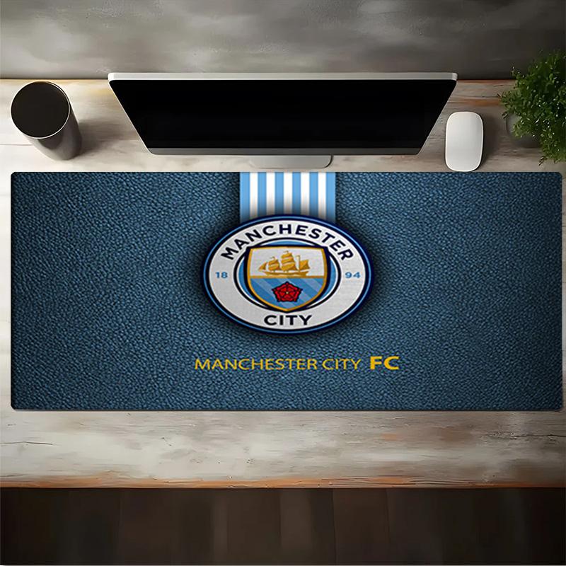 Football Manchester Crest Mouse Pad, Gaming Mouse Pad, Keyboard Pad, Desk Decor for Computer Notebook Fan Gift Birthday Gift