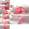 Flamingo Plush Toy Pillow Cushion For Kids Soft And Cuddly, Short Plush Fabric, Pink, 25cm/35cm/50cm