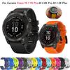20 22 26mm Silicone Watchband Strap For Garmin Fenix 7X 7 7S Pro 5 5X 5S Plus 6X 6 6S Epix Smartwatch Wristband Easyfit Bracelet