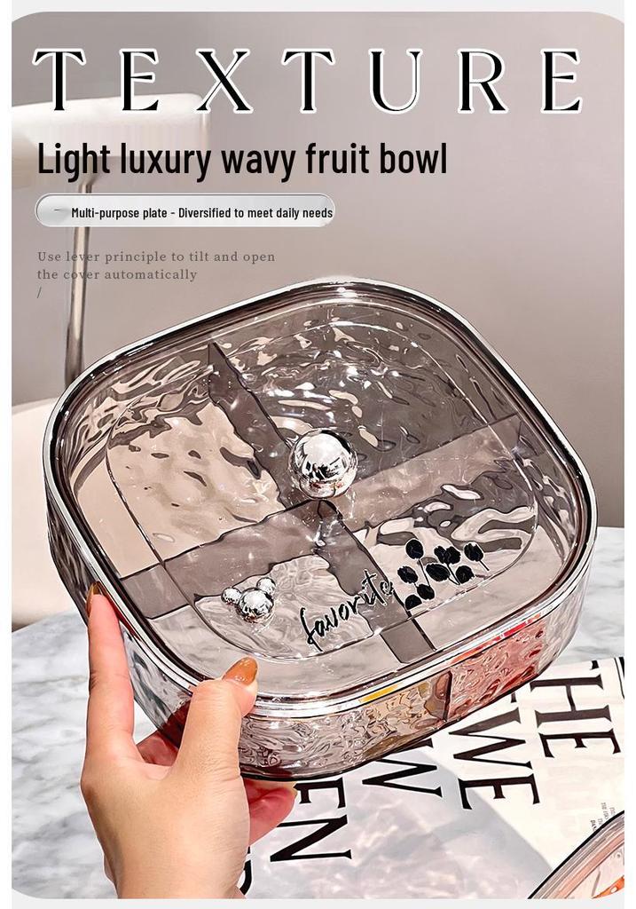 Sealed Compartments Luxury Fruit and Snack Storage Box with Lid