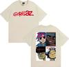 Gorillaz Band Face Arts Graphic Tshirts Unisex Women Clothing Retro Cartoon Short Sleeve T Shirts Fashion Casual Oversized Tshirt