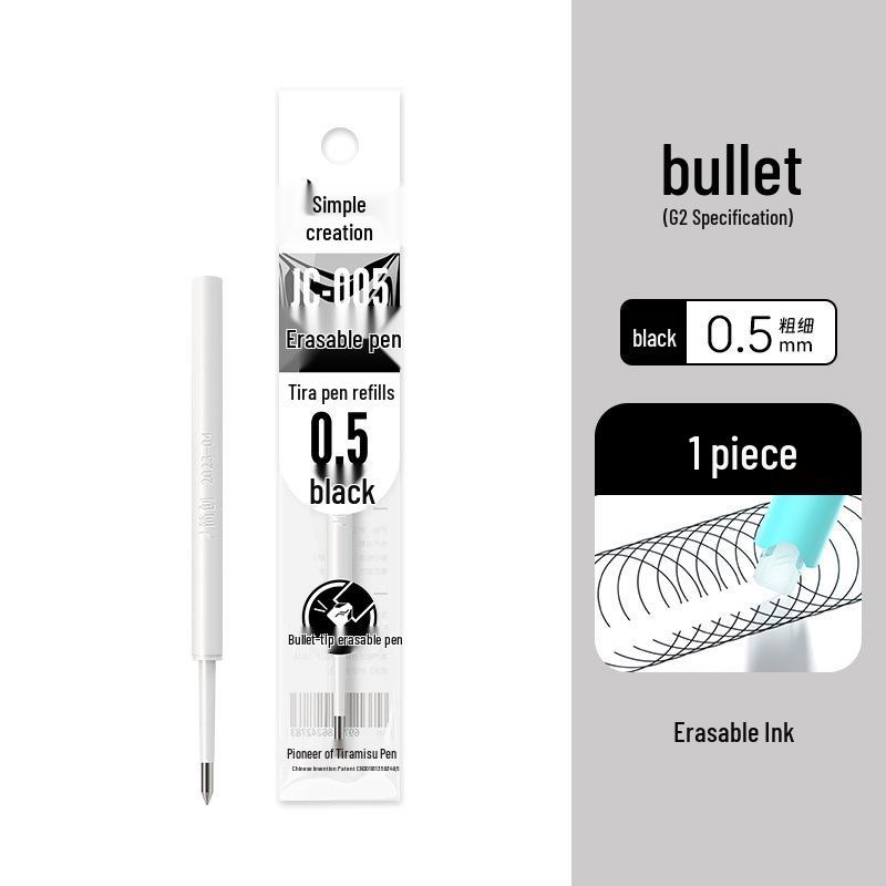

5th Gen Erasable Bullet Tip Q&A Pen: High-Appearance, Smooth, Press-Activated Pull-Up for Exams 0.5mm