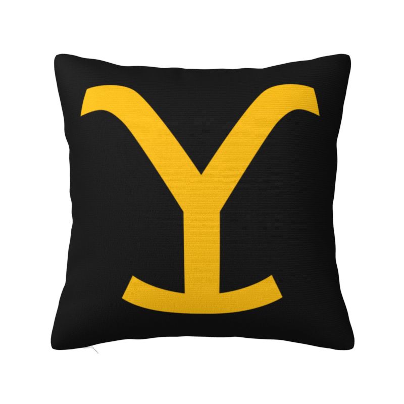 Housses de coussin Dutton Ranch Yellowstone Oreiller doux de luxe pour voiture canapé