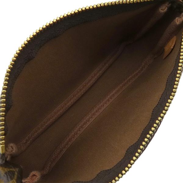 LOUIS VUITTON M41655 Monogram Accessoires 2015 Christmas Limited Edition PochetteHandbag Monogram canvas Array