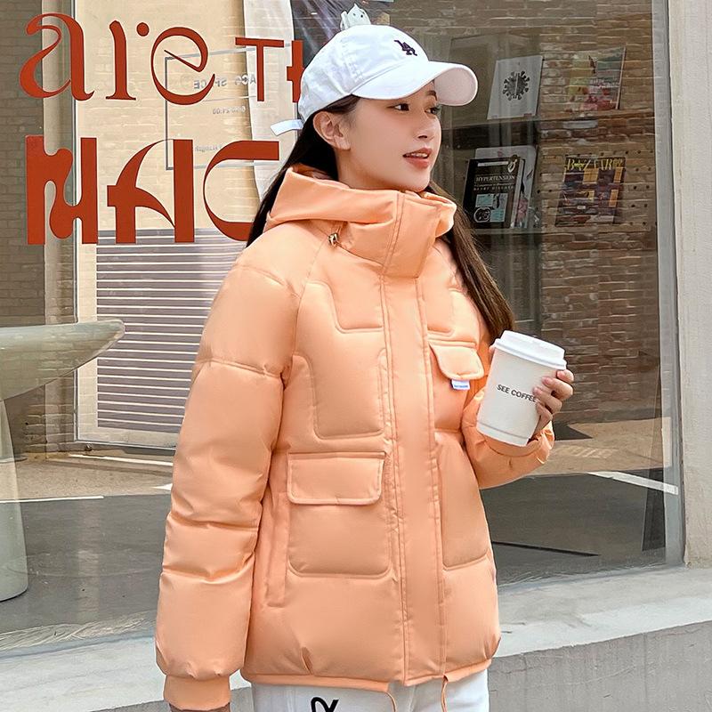 Hooded small  clothes women's new design sense niche coat winter down  jacket student  clothes