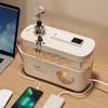 Data Cable Storage Box Plug Board Storage Box Cable Wire Organizer Case Socket Charger Charging Cable Desktop Finishing Box