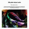 Flower Sea Dream Black New Premium Silk Double-sided Same Color Beach Silk Scarf Sunscreen Shawl