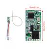 433mhz DC 3.6V 5V 9V 12V 24V 1 Kanallı Mini Röle Kablosuz RF Uzaktan Kumanda Anahtarı LED Lamba Kontrol Cihazı Mikro Alıcı Verici Kendin Yap
