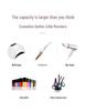 Professional Makeup Artist Trolley Case: Large Capacity Storage with Lock for Makeup, Nail, and Tattoo Tools.