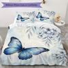 Watercolor Flora Pattern Bedding uilt Set uilt Cover Pillowcase Home Decoration Birthday Gift (1 * duvet cover + 2 * pillowcase without core)