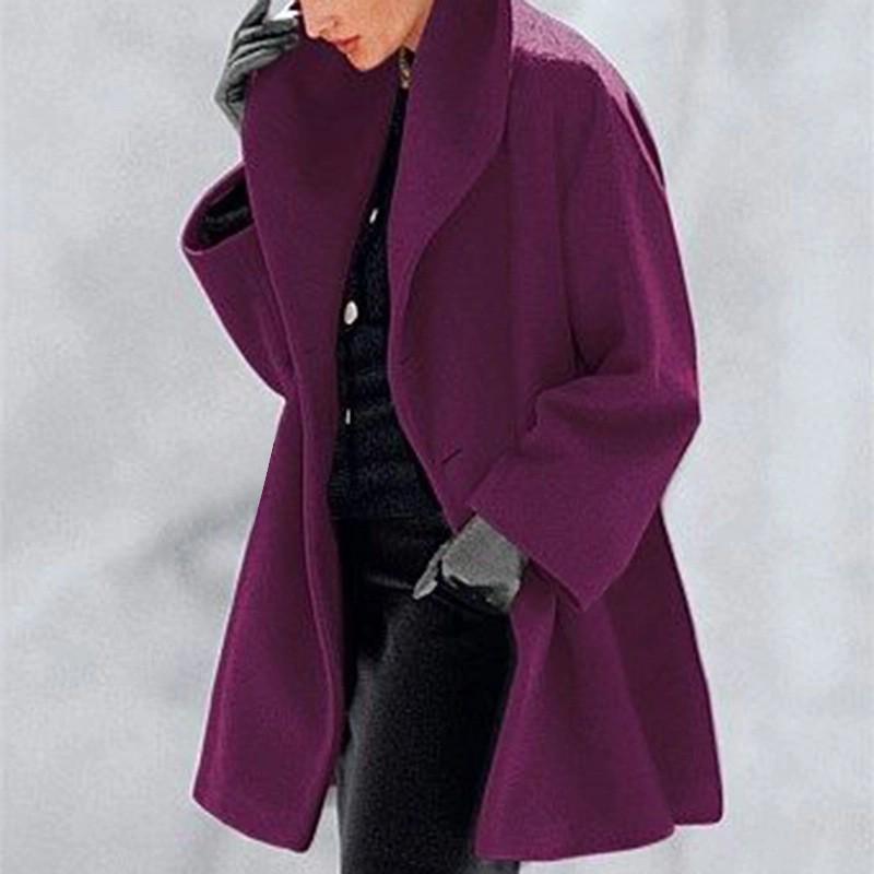 2026 Women's European-Style Hooded Wool Coat - Multi-Color, Mid-Length, Casual Fit for Autumn/Winter