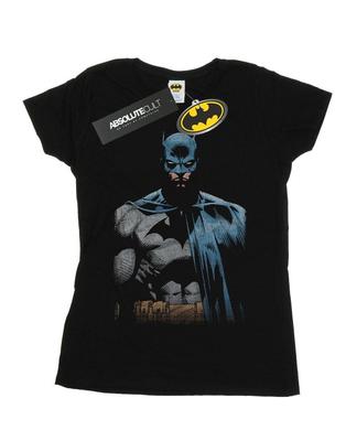 Womens/Ladies Batman Close Up Cotton T-Shirt