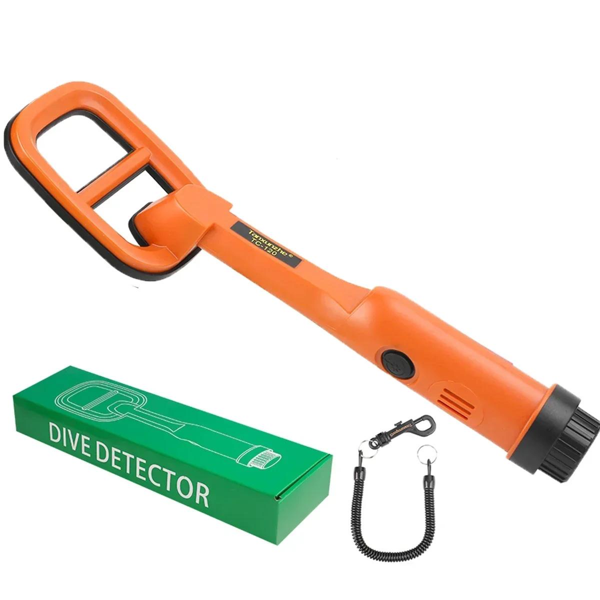 TC-120 Металлоискатель Ручной Пинпоинтер Импульсный Индукционный Водонепроницаемый Детектор Металла для Поиска Сокровищ