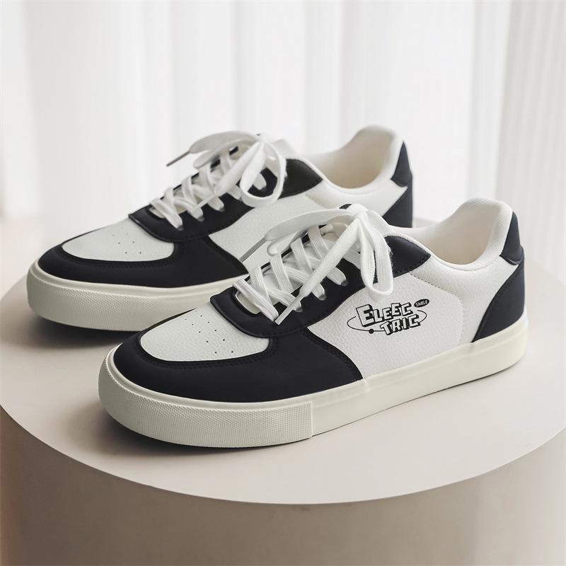 

Весна новая мужская повседневная маленькая белая обувь кеды низкие износостойкие и дышащие модные на толстой подошве ins трендовая мужская обувь 1552 39