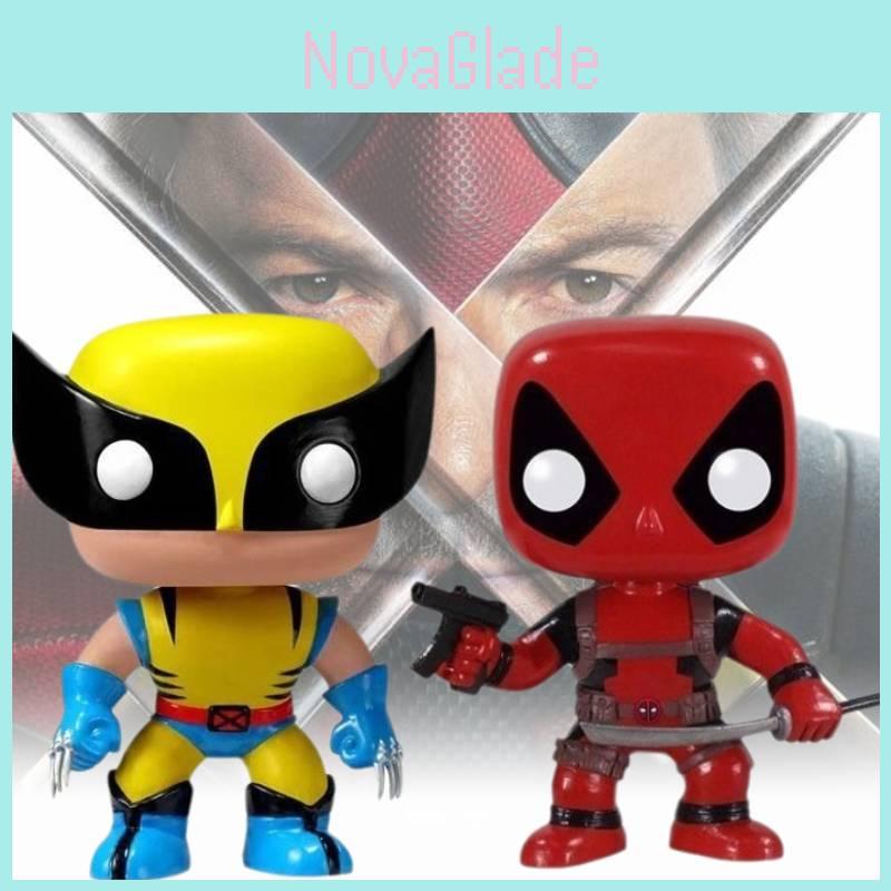 Wolverine 05 And Deadpool 20 Collectible Pvc Figure Set For Fans