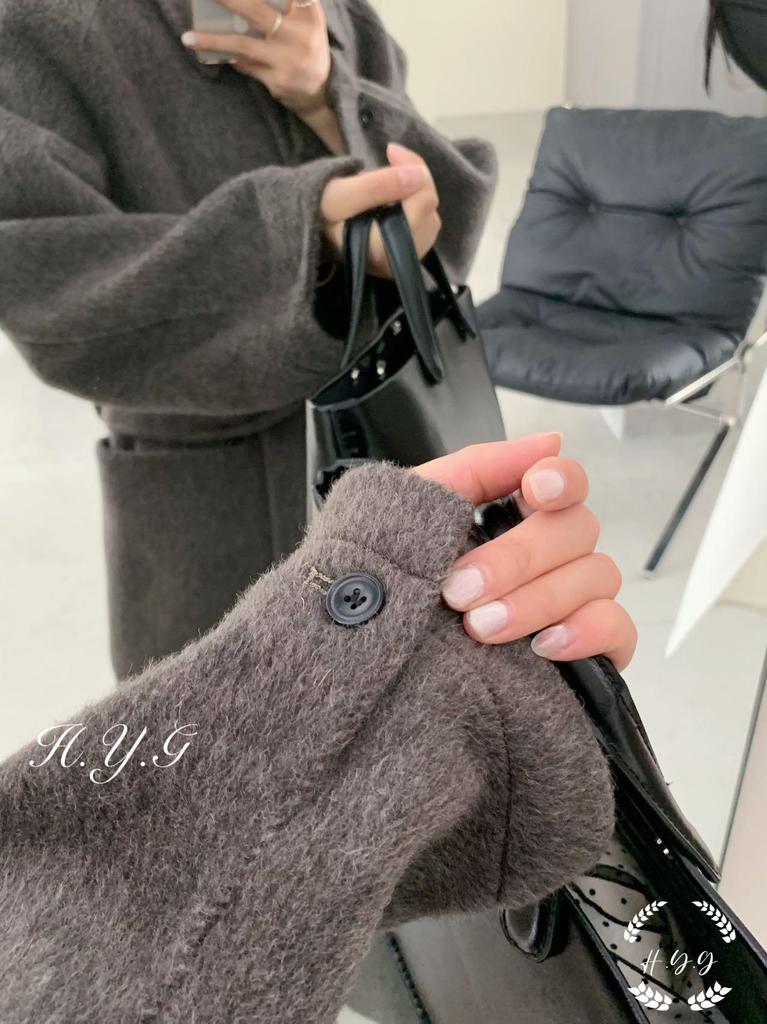 Korean Style Double-Sided Wool Coat for Women - Autumn/Winter Collection