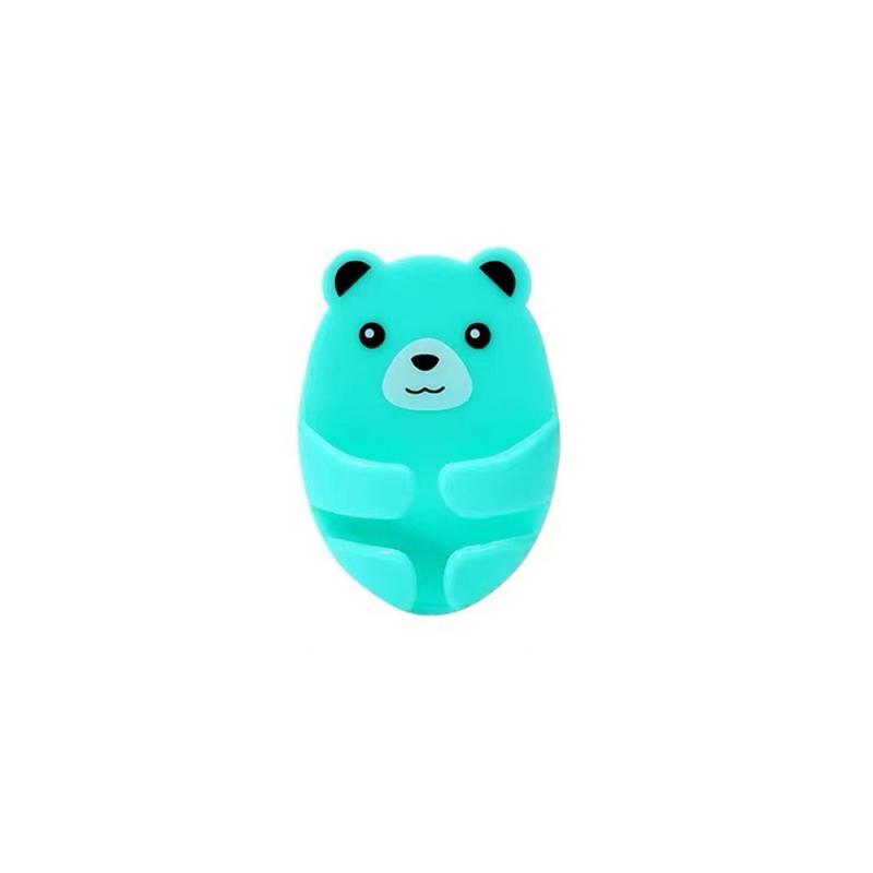 

1~10PCS Plug Hook Self-adhesive Multi-Purpose Hooks Punch-free Wall Mounted Power Plug Holder Bear Shape Plug Storage Hook For