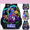 Cute Roblox Rainbow Friends Cartoon Backpack With 20-35l Capacity