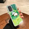 Cute Cartoon Panda Shockproof Phone Case for Samsung A17 A16 A15 A14 A37 A57 A36 A56 A26 A35 A55 A25 A34 A54 A24 A13 A23 A33 A53