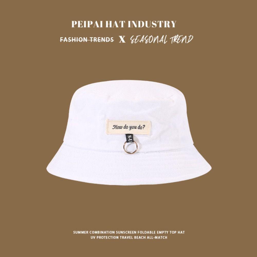 Dome All-match Sun Cap Multi-function Student Couple Sun Hats Gifts Summer Patch Bucket Hat