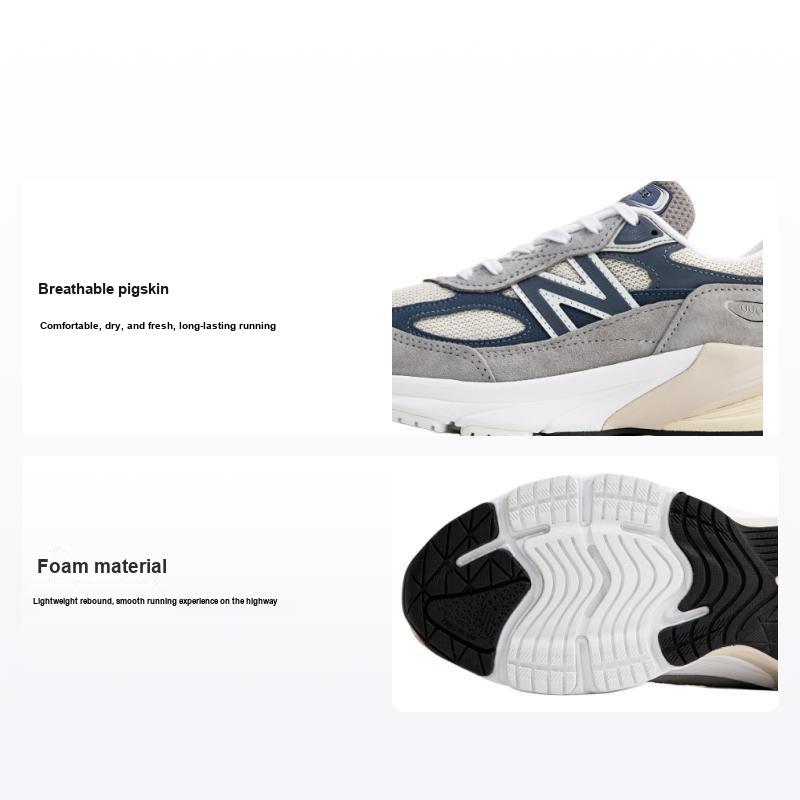 New Balance Herren 990v6 Made in USA Grey Day 2023 Unisex Sneaker Marblehead Vintage-Indigo U990TC6 37