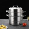 BLS 28cm Penguin 3-Layer Steel Steamer