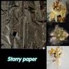 Waterproof Flower Wrapping Paper with LED Light Reusable Romantic Bouquet Packing Paper for Wedding