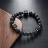 A Money Bracelet Made of Natural Volcanic Stone Emerald Malachite To Attract Wealth Men's Jewelry Bracelet for Daily Wear As a Gift for Friends