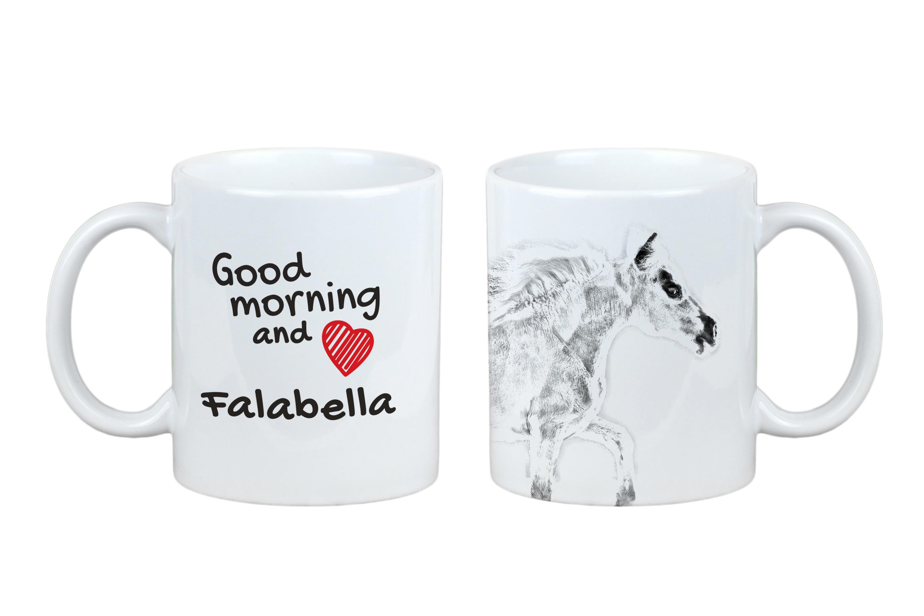 

Falabella - mug with a horse, personalized mug with a print, a classic gift for everyone from the Art-Dog brand білий