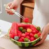 Stainless Steel Watermelon Fork Slicer Cutter Integrated Watermelon Slicer  Travel