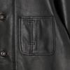Schott Lamb Leather Coverall 009 Black Jacket, 3111050, Men's XL,