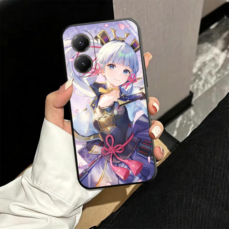 

Genshin Impact Камисато Аяка Мягкий чехол для телефона для Xiaomi Poco X5 X6 X7 X8 Pro Max X3 F7 F8 Ultra M8 M7 M6 M5 Redmi 15 15C 14C 13 Xiaomi Poco X4 Gt