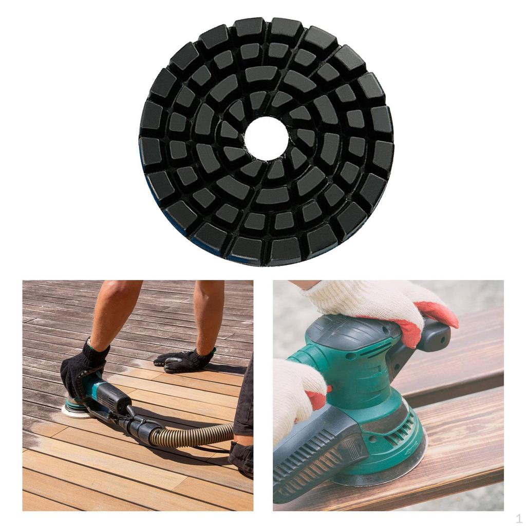 Diamond Polishing Pads 4 inch Grinding Discs Easy Installation suits Grinder Polisher for Countertop
