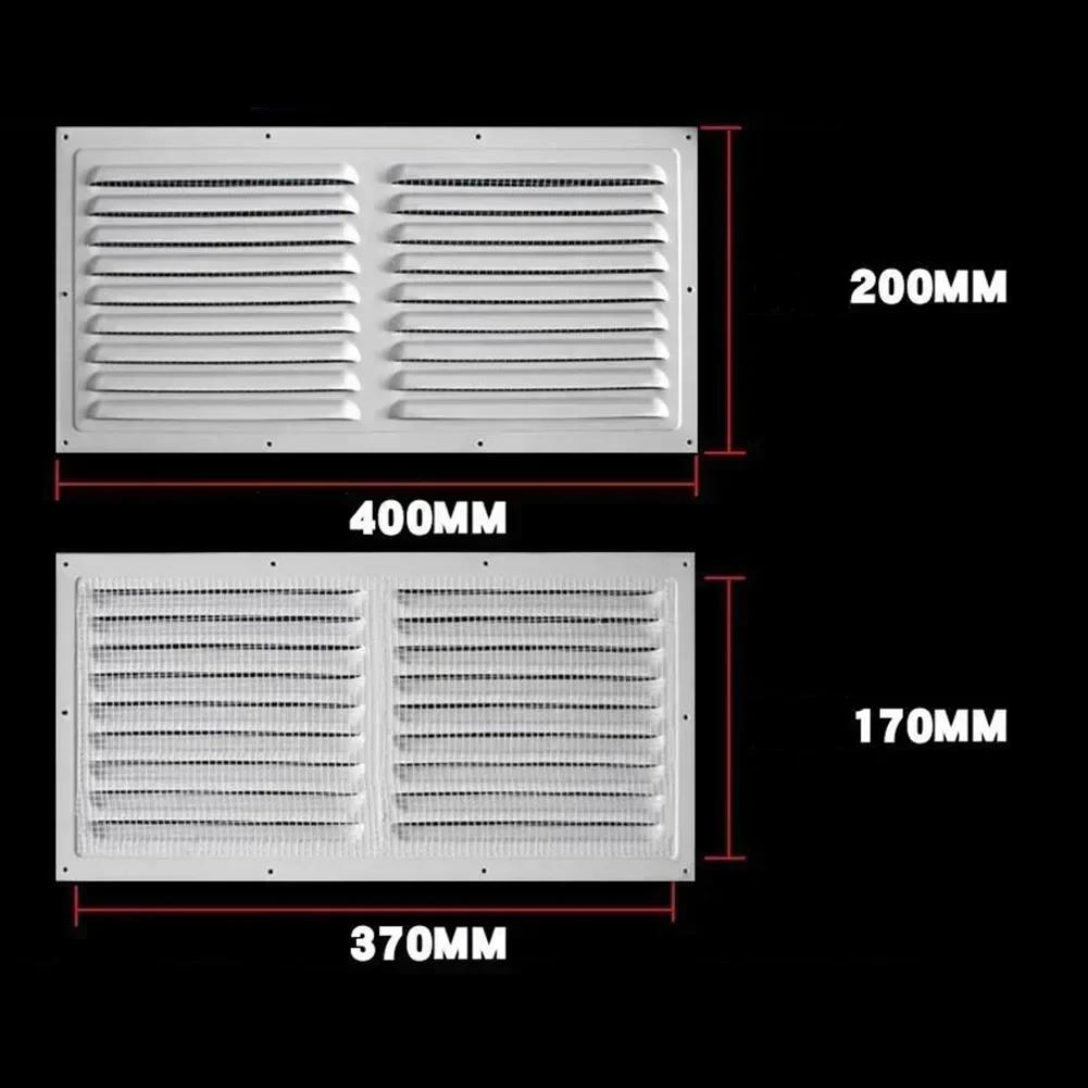 Metal Vent Covers, Square Soffit Ventilation Louvers, Aluminum Alloy Ventilation Grilles With Mesh Vents, Square Vents Tools