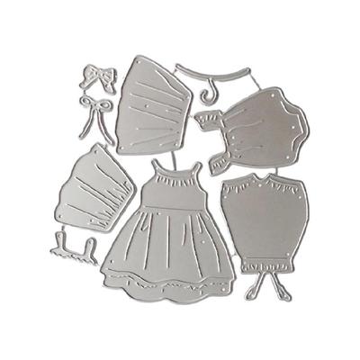 Dress Metal Cutting Dies Templates Molds Embossing Stencils Skirt Die Cuts for Scrapbooking Cards Making Decorations