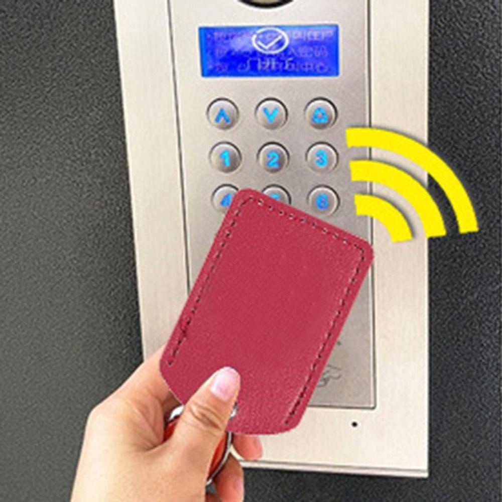 With Keychain Access Control Card Cover Case Useful Badge Card Holders  For Airtag