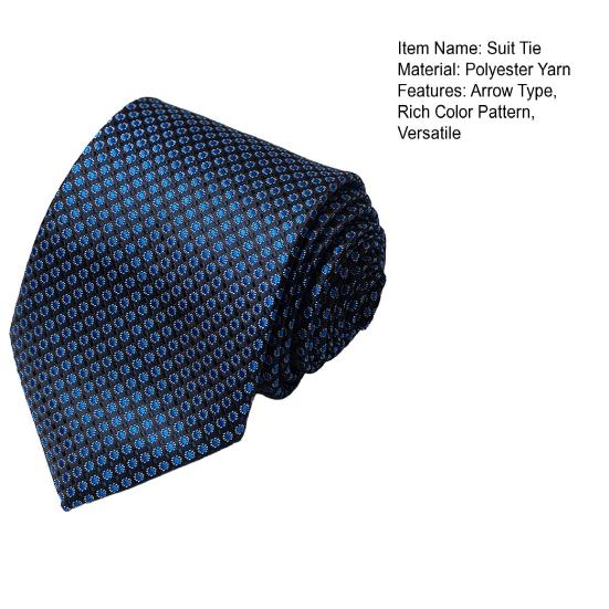 Men Suit Tie Arrow Design Rich Color Pattern Formal Suit Tie Business Banquets Weddings Suit Tie Outfit Accessory